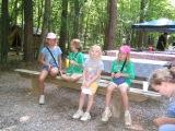 our girls at Holly Hut camp site