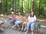 our girls at Holly Hut camp site