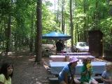 our girls at Holly Hut camp site